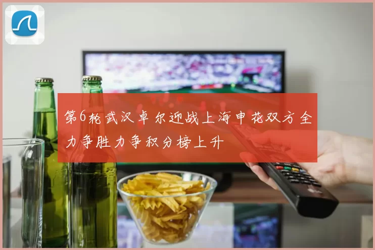 第6轮武汉卓尔迎战上海申花双方全力争胜力争积分榜上升